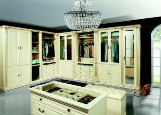 Klassische Element Begehbarer Kleiderschrank Schränke Schrank Schrankwand NEU 