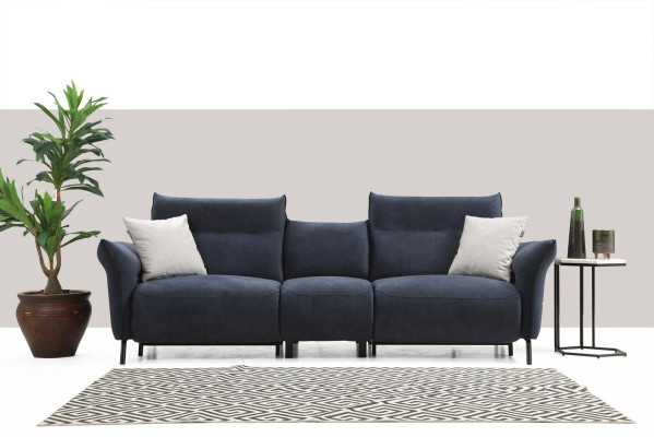 Sofagarnitur Luxus Dreisitzer Sofa Polster Sessel Wohnzimmer Couch Neu