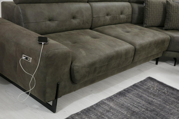 Wohnzimmer Ecksofa U-Form Luxus Möbel Modern Sofa Couch Eckgarnitur
