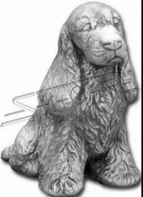 Garten Dekoration Weiß Hund Terrasse Stein Figur Figuren Dekorative Statue
