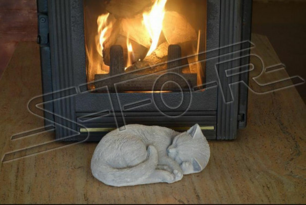 Garten Dekorative Dekoration Katze Terrasse Stein Figuren Figur Statue