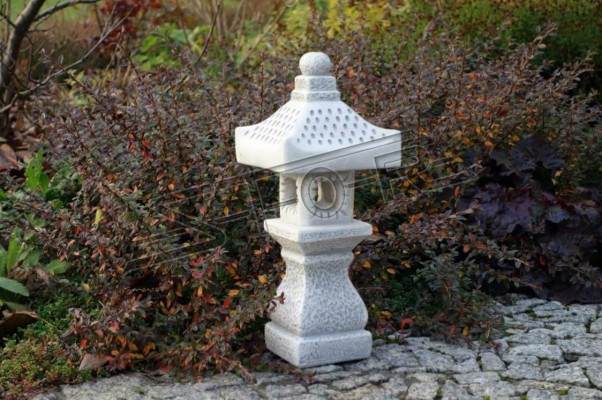 Japanischer Garten Haus Dekoration Statue Figuren Figur Weiß Natur Statuen