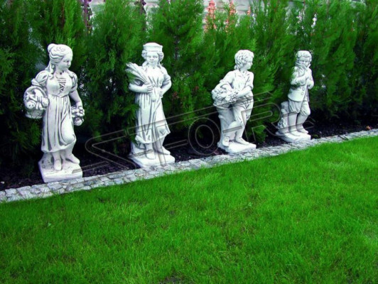 Junge 75cm Figur Statue Figuren Skulptur Statuen Garten Dekoration