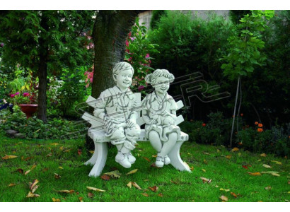 Mädchen Sitzende Figur Statue Figuren Dekorative Skulptur Statuen Garten