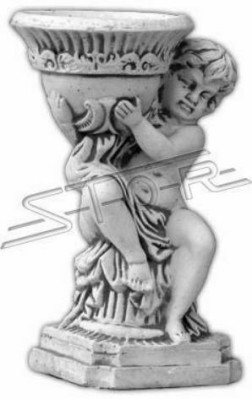 Natur Blumenkübel Pflanz Kübel Dekoration Figur Vasen Blumentöpfe Garten