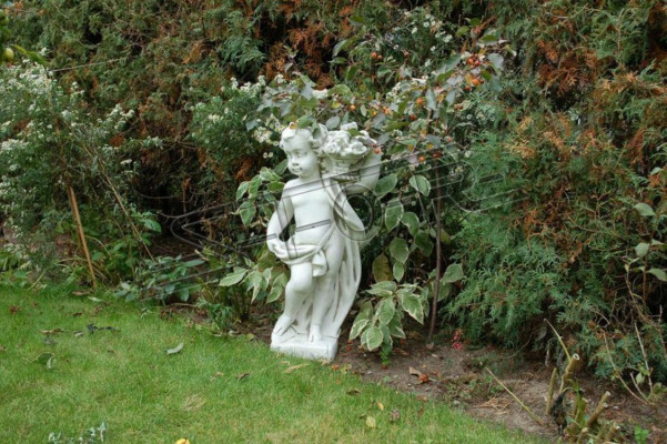 Natur Blumenkübel Pflanz Kübel Dekoration Garten Blumentöpfe Vasen Figur