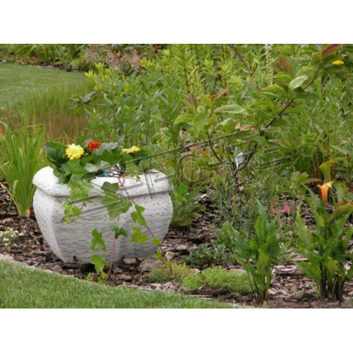 Natur Blumenkübel Pflanz Kübel Dekoration Garten Vasen Figur Blumentöpfe