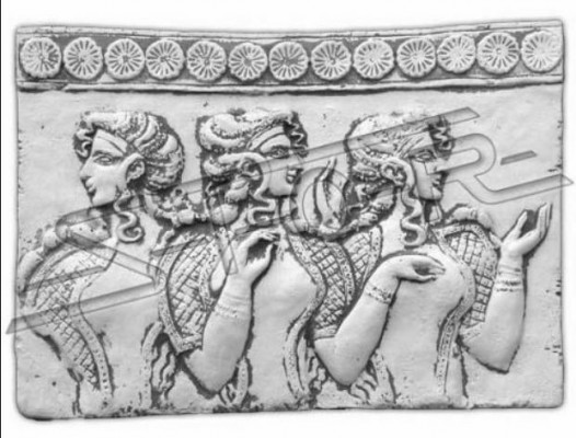 Relief Wand Steinplatte Asien Bild Bilder Reliefe Dekoration Garten