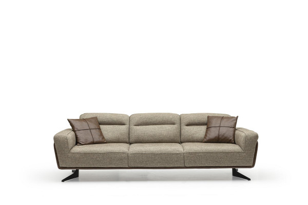 Gemütliche Couch 260cm Big Sofa Couchen Sofas Stoffsofa Textil Wohnzimmer