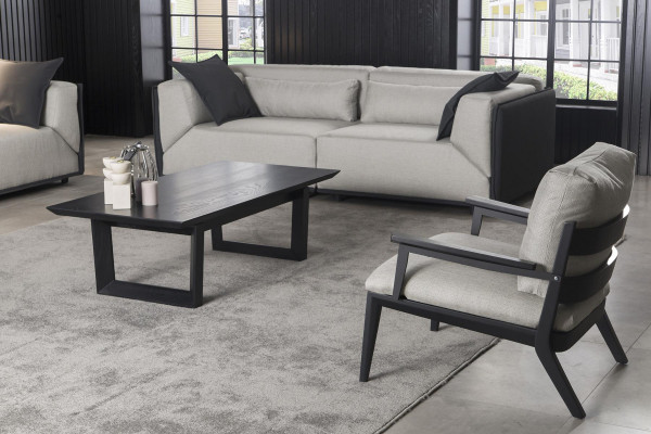 Sofagarnitur 3+1 Sitzer Couch Polster Möbel Couchtisch Sofa Tisch 3tlg. Set