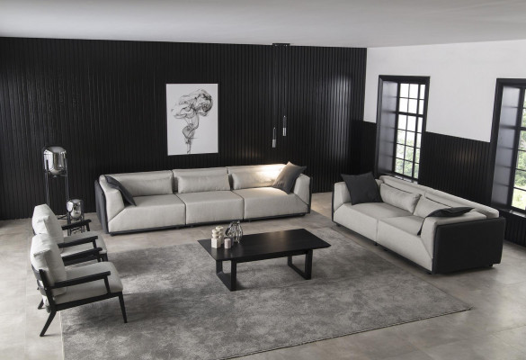 Sofagarnitur 3+1 Sitzer Couch Polster Möbel Couchtisch Sofa Tisch 3tlg. Set