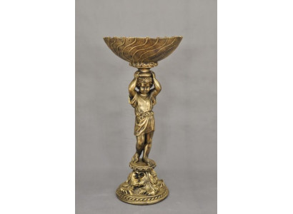 Antik Stil Dekoration Büste Schlüssel Obst Vase Schale Skulpturen Skulptur Deko