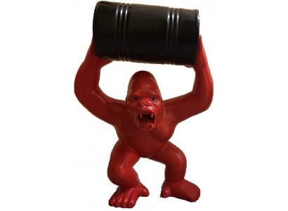 Designer Gorilla Figur Statue Moderne Figuren Statuen Dekoration Deko Garten Neu