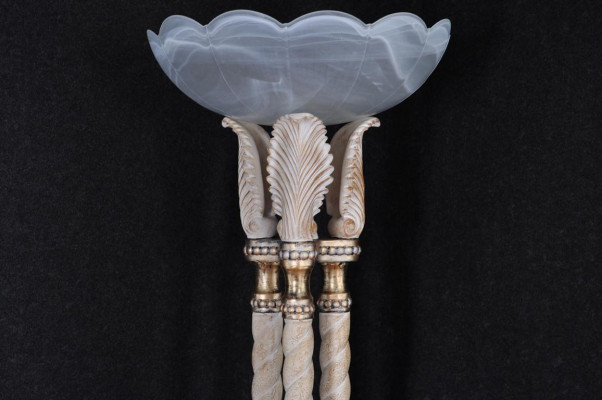 Olymp Steh Feuer Lampe Leuchte Stehlampe Sandleuchte Lampen Leuchten Design XXL