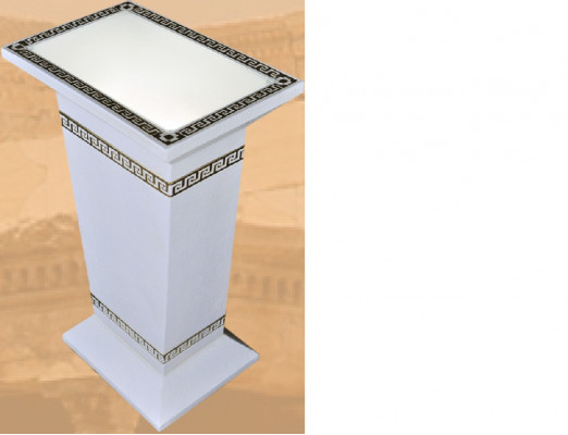 Design Leuchten Leuchte Lampe Säule Decolampe Beleuchtung 6927 Säulen Medusa