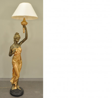 Design Leuchten Leuchte Mädchen Lampe Lampenschirm Dekolampe Beleuchtung 6900