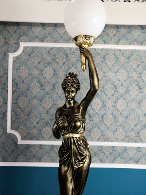 Designer XXL Big Statue Leuchte Lampe Stehlampe Stehleuchte Leuchten Lampe 227cm