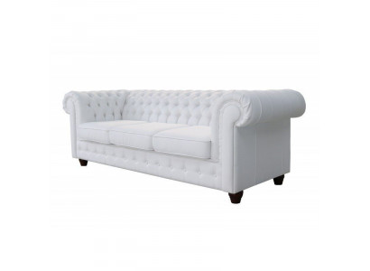 Chesterfield Sofagarnitur Sofa 3+1+1 Couch Polster Set Sofas Couchen S1