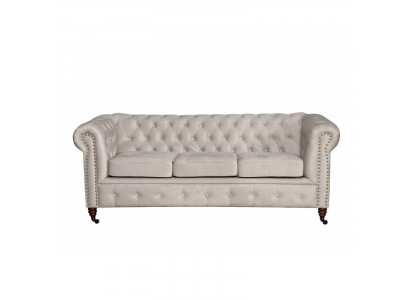 Chesterfield Sofagarnitur 3+2+1 Oxford Couch Polster Set Sofas Couchen Leder