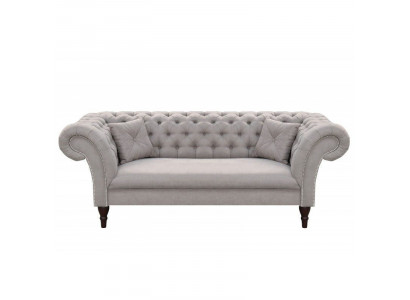 Chesterfield Sofagarnitur 3+2 Couch Sofa Polster Design Leder Stoff Garnituren