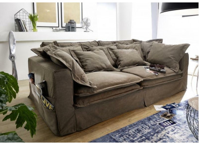 Sofa 4 Sitzer Stoffsofas Luxus Designer Couch Couchen big Polster Lümmel