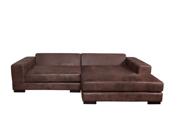 Big Sofa Couch Ecksofa Vintage xxl Polster Eck Garnitur Wohnlandschaft