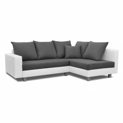 Design Ecksofa Sofa L-form Bettfunktion Couch Sitz Eck Sofas Textil Polster Neu