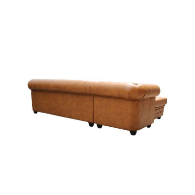 Chesterfield Ledersofa Sofa Couch Ecksofa Leder Sofa Garnitur Polster Ecke Sofas