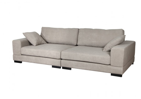 Sofa 4 Sitzer Stoffsofas Luxus Designer Couch Couchen big Polster Lümmel 274cm