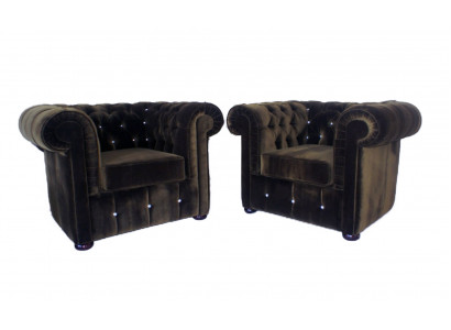 SESSEL COUCH SOFA FERNSEHSESSEL LOUNGE POLSTER CHEF BÜRO DREHSESSEL CHESTER 13