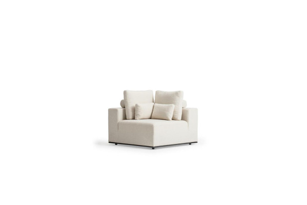 Sofa Ecksofa L-Form Couch Polster Sitz Modern Wohnzimmer Textil Möbel