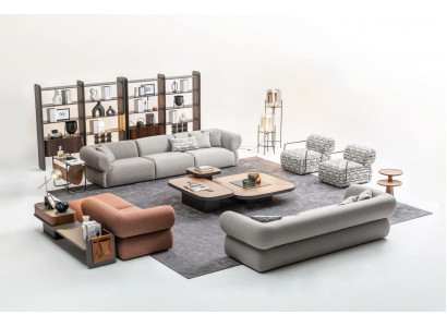 Große Sofagarnitur Wohnzimmer Couch Fünfsitzer Wohnlandschaft Sessel 5tlg