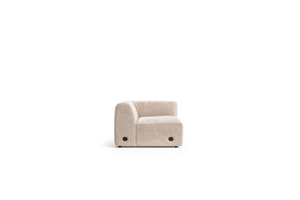 L-förmiges Sofa Beige Eckcouch Wohnzimmermöbel Polstersofa Textil Neu