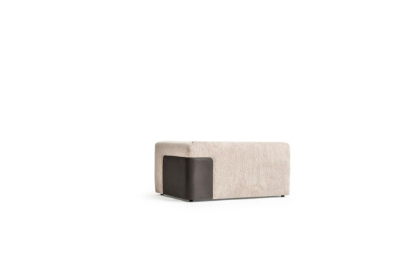 L-förmiges Sofa Beige Eckcouch Wohnzimmermöbel Polstersofa Textil Neu