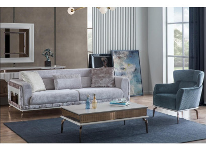 Wohnzimmer Set Garnitur Gruppe Einrichtung Sofa Couchen Couchtisch 3tlg
