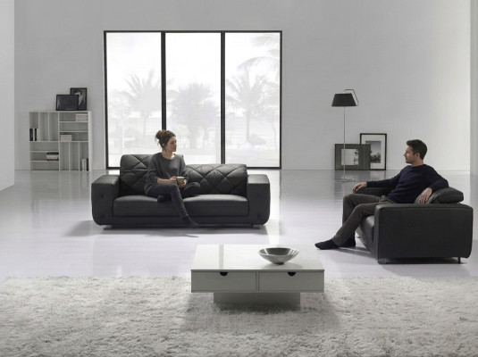 Ledersofa Wohnlandschaft 3+2 Sitzer Garnitur Design Modern Sofa Leder