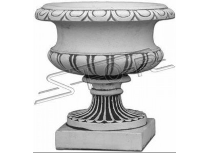 Blumenkorb Blumen Vase Gefäss Figuren Garten Terrasse Dekoration Statue