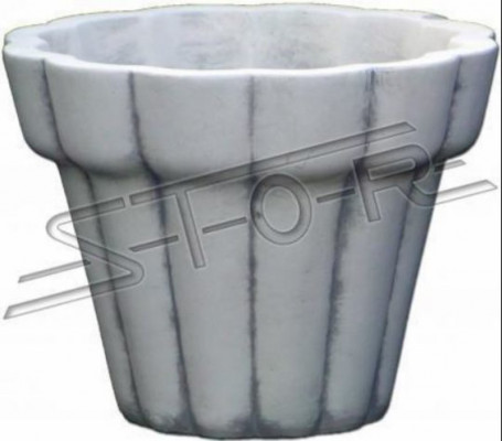 Blumenkorb Figuren Blumen Vase Gefäss Statue Garten Terrasse Dekoration