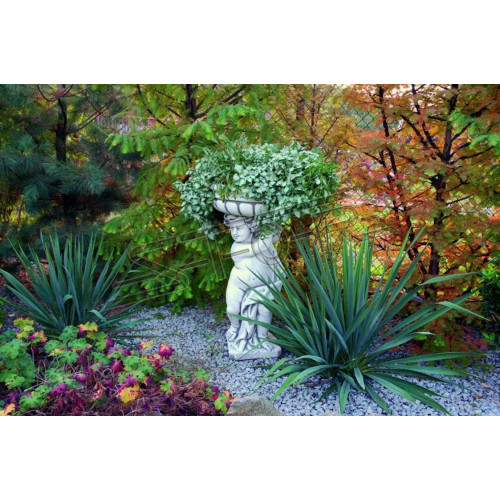 Blumenkübel Pflanz Kübel Dekoration Figur Garten Natur Blumentöpfe Vasen
