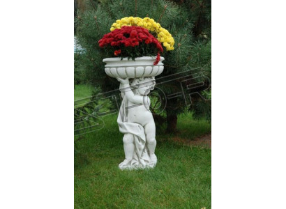 Blumenkübel Pflanz Kübel Dekoration Figur Natur Garten Blumentöpfe Vasen