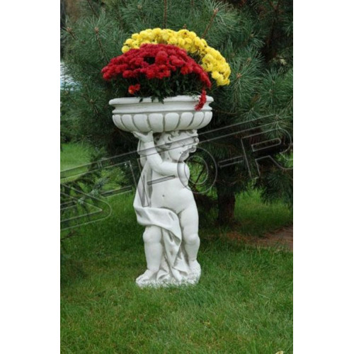 Blumenkübel Pflanz Kübel Dekoration Figur Natur Garten Blumentöpfe Vasen