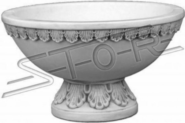 Blumenkübel Pflanz Kübel Dekoration Garten Natur Vasen Figur Blumentöpfe