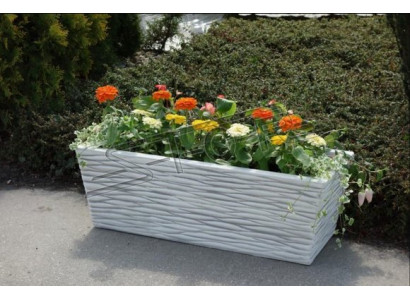 Blumenkübel Pflanz Kübel Dekoration Garten Vasen Blumentöpfe Natur Figur