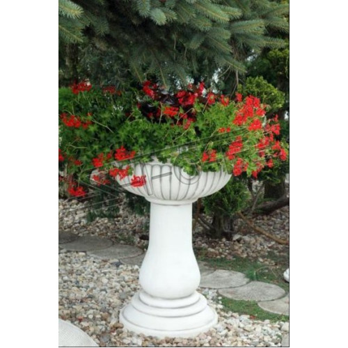 Blumenkübel Pflanz Kübel Dekoration Garten Vasen Natur Blumentöpfe Figur