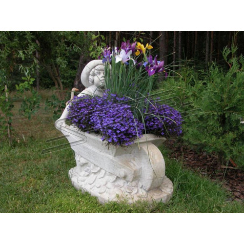 Blumenkübel Pflanz Kübel Dekoration Natur Figur Vasen Blumentöpfe Garten