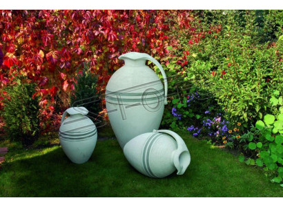Blumenkübel Pflanz Kübel Natur Dekoration Figur Garten Blumentöpfe Vasen
