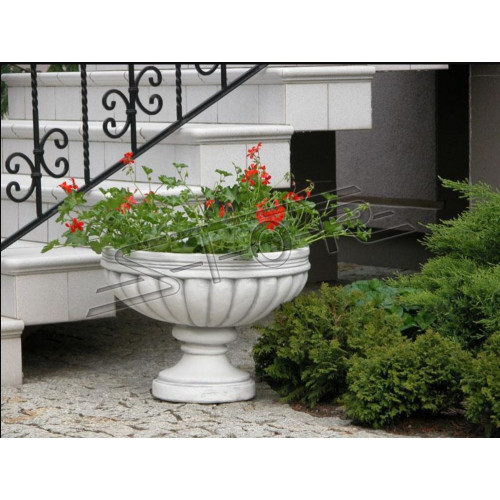 Design Blumentopf Top Planz Deko Kübel Gefäß Töpfe Figur Gesicht Skulptur