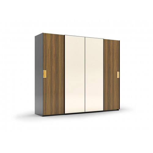 Luxus Set 6tlg Doppel Bett Schlafzimmer Kommode mit Spiegel 2x Nachttische - Image 3