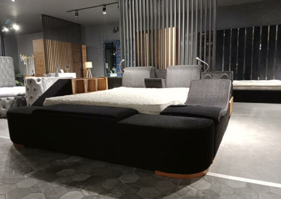 Bunte Schlafzimmer Möbel farbenfrohen Möbeln Bett Betten Schwarz Modern Bett