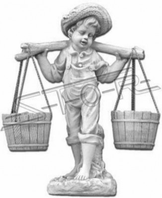 Figur Weiß Blumenkübel Pflanz Kübel Dekoration Figur Blumentöpfe Garten